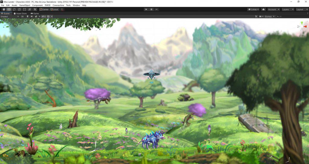 Achieving Optimized Depth-Of-Field effect in a 2D Unity Game